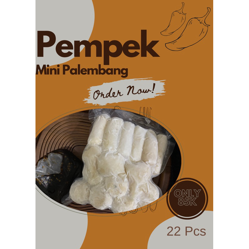 

Pempek Mini Palembang - Campur tanpa Kulit isi 22pcs