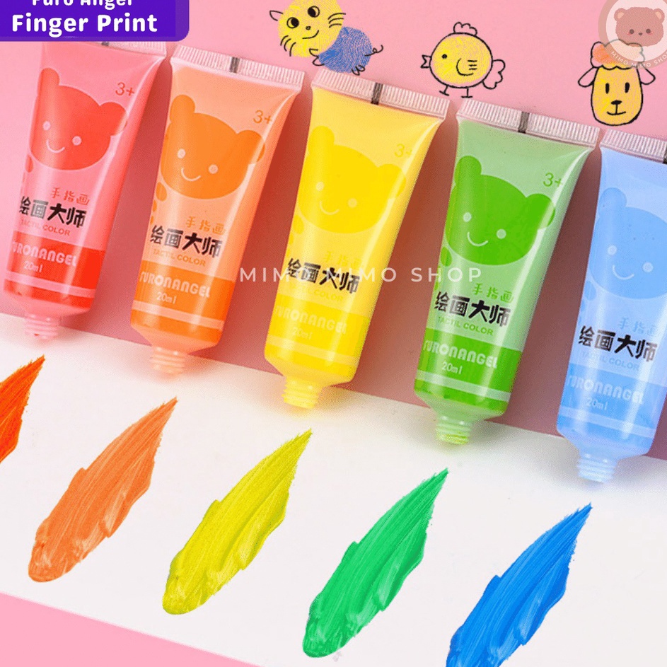

Dijual FURO ANGEL FINGER PAINT WASHABLE CAT TANGAN WARNA NON TOXIC SET EDUKASI ANAK