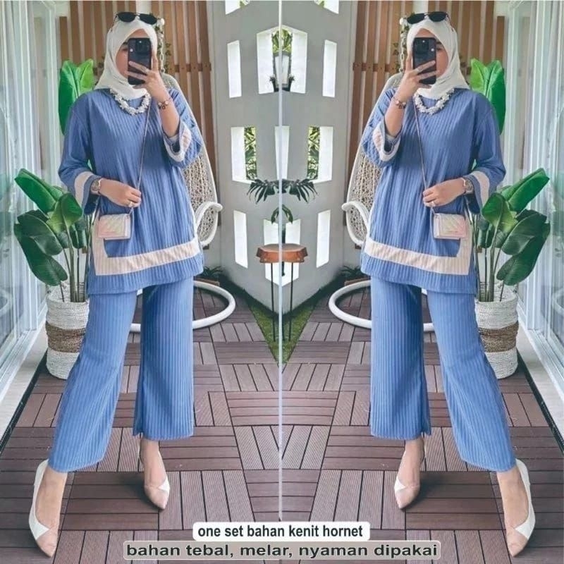 NEW AMIRA SETELAN WANITA KNIT BIKIN NGILER