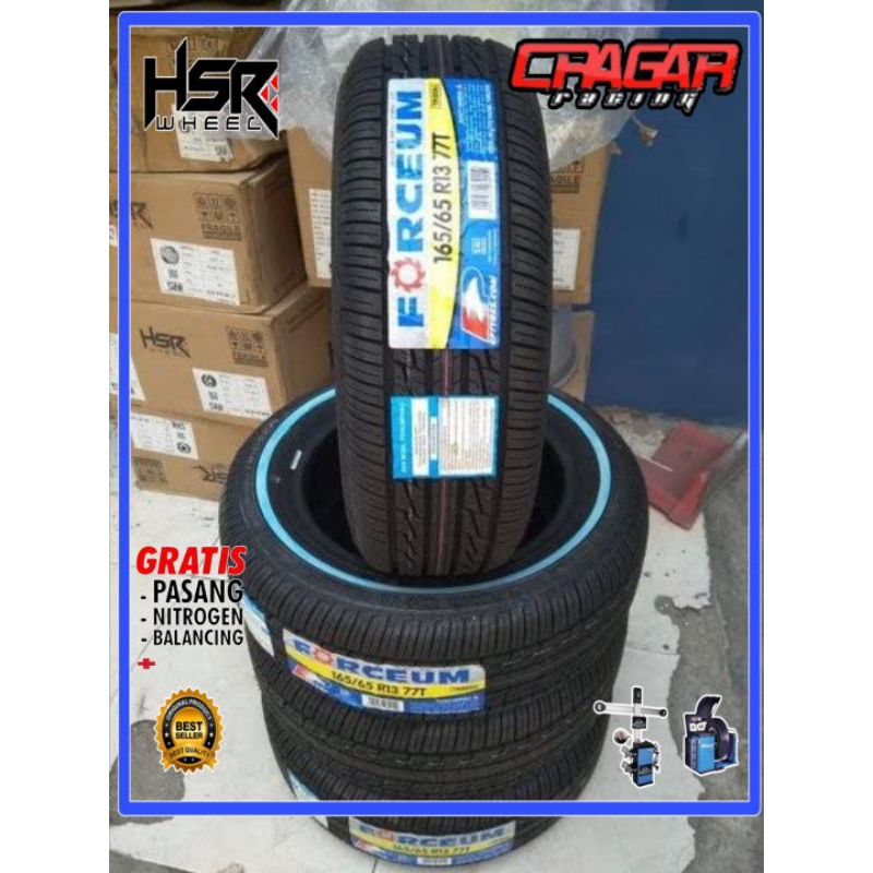 Forceum Trideka Wlw 165 65 Ring 13 - Ban Mobil List Putih