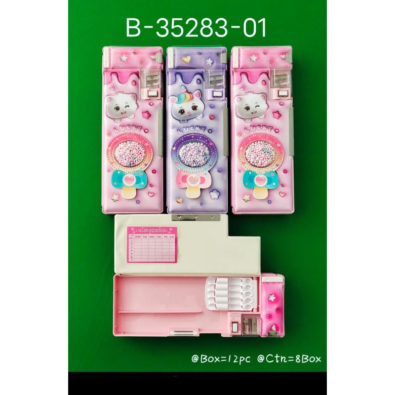 

tempat pensil squishy/karakter lucu/kotak pensil magnet/anak-anak/xlj
