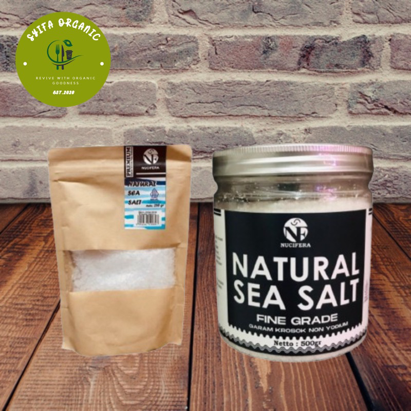 

Natural Sea Salt fine grade Nucifera / Garam Laut Alami / Natural sea salt coarse