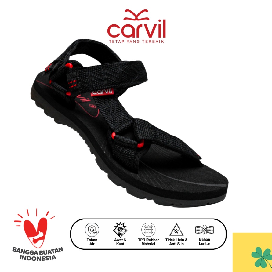 Terlaku Sandal Gunung Pria Carvil  Sepatu Sandal Pria Gunung Carvil Original Anti Slip  Sendal Gunun