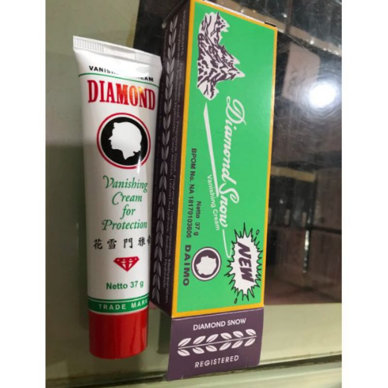 Diamond snow vanishing cream 37 gr original exp 2027