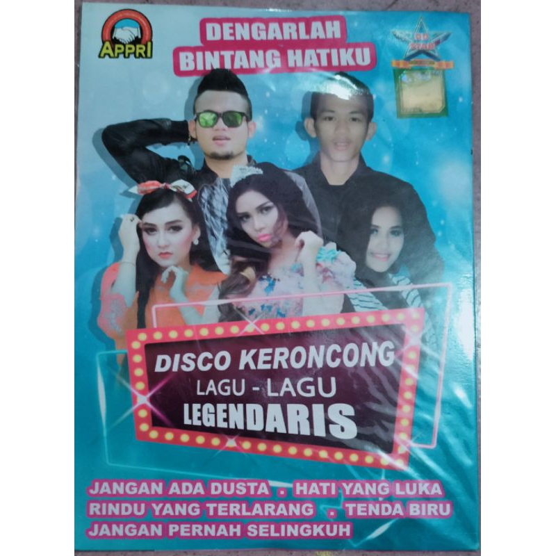 VCD original disco keroncong lagu legendaris