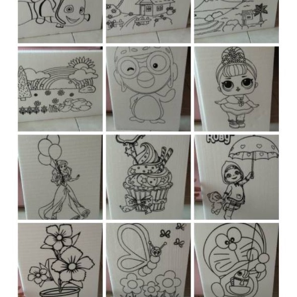 

Teknologi Terkini Styrofoam gabus media mewarnai Styrofoam 1 paket isi 1 pcs