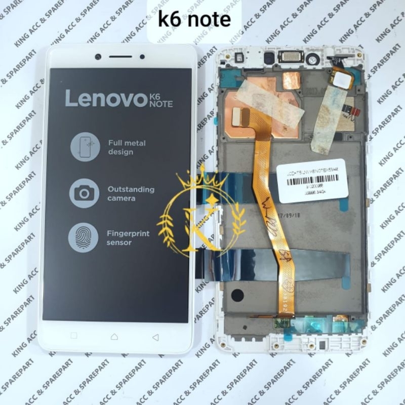 LCD TOUCHSCREEN LENOVO K6 NOTE K53A48