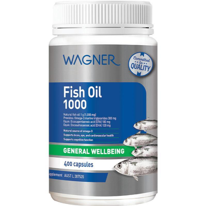 Wagner Fish Oil 1000 400 Capsules