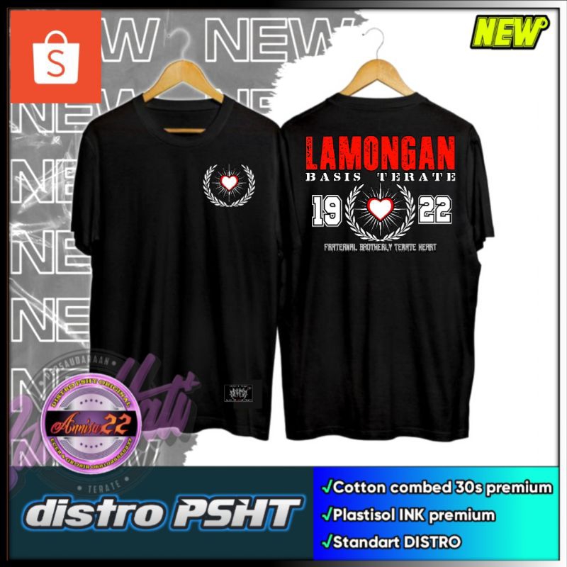 KAOS PSHT 24s LAMONGAN BASIS TERATE SIMPEL NEW DESAIN