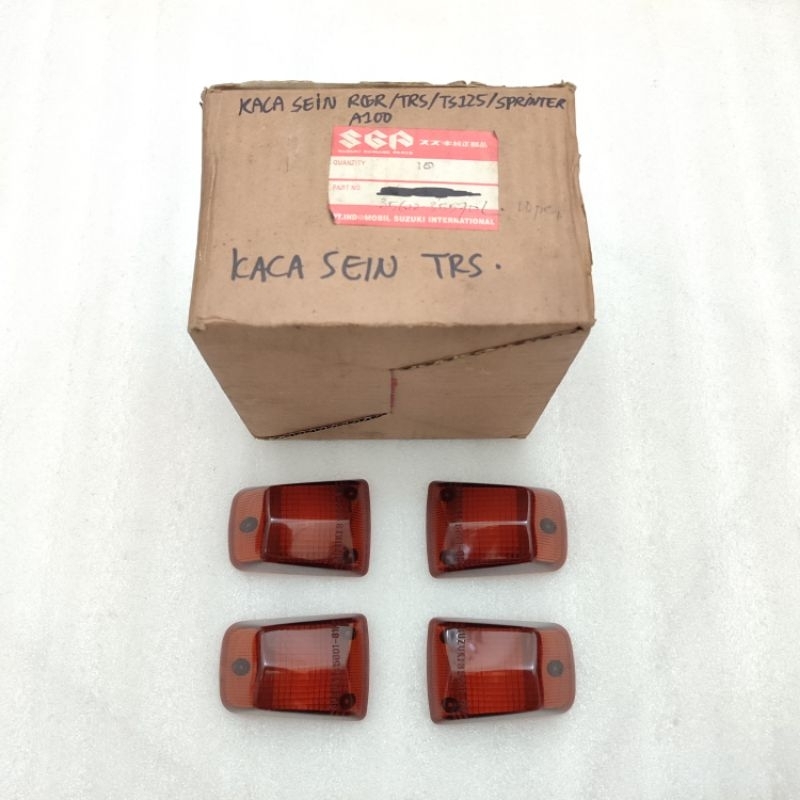 kaca mika lampu sein sen reting riting depan belakang suzuki TS125 TRS X2 A100 RC sprinter RGR RGR15