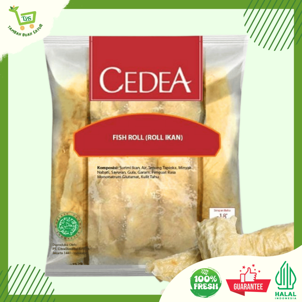 

CEDEA FISH ROLL 250 GR | Tambah Buah Sayur
