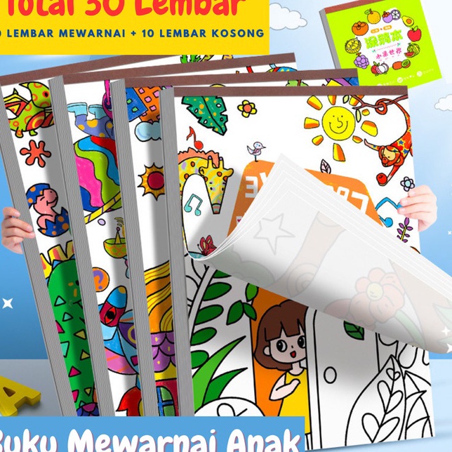 

Bayar Di Tempat Buku Gambar Lukis Mewarnai Anak Sketchbook A4 ST6