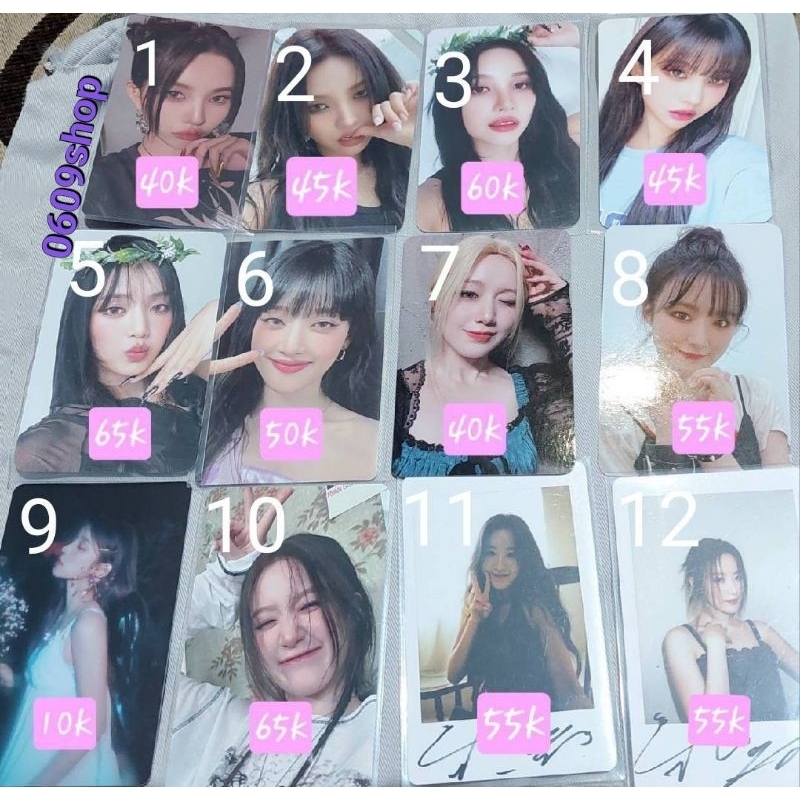 Photocard (G)I-DLE Miyeon Minnie Soyeon Yuqi Shuhua