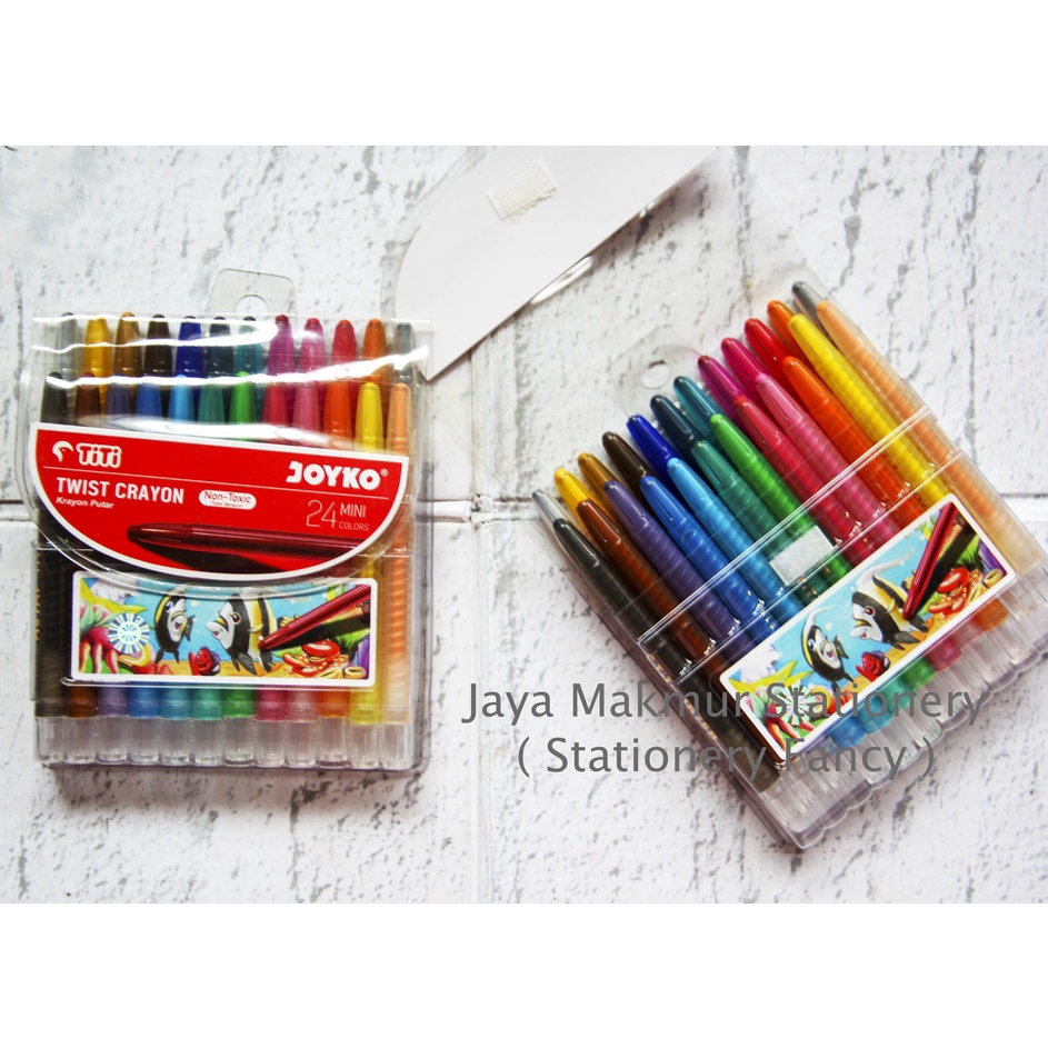 

Crayon Putar Twist Joyko 24 Warna TWCR24Mini 1 Set