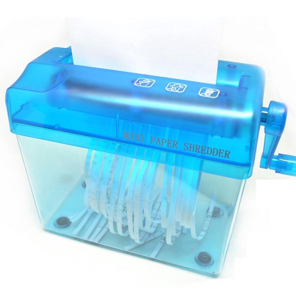 

Mesin Penghancur Pemotong Giling Kes Manual Hand Shredder Paper