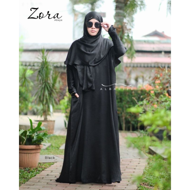 Abaya Zora set (Abaya + pashmina) | FREE GIFT | ABAYA UMROH SET