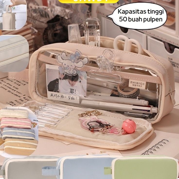 

CODKawaii Pencil Cases Large Capacity Pencil Bag Pouch Holder Box for Girls Office Student Stationery Organizer School Supplies