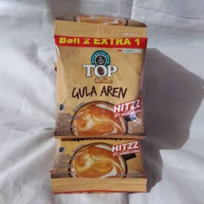 

TOP COFFEE GULA AREN (1 RENTENG ISI 15 SACHET) KOPI GULA AREN