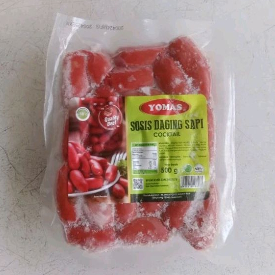 

Yomas Sosis Coktail / Sosis Daging Sapi 500gr