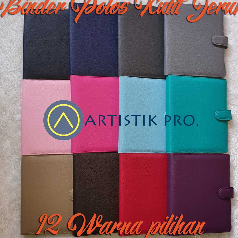 

BINDER POLOS KULIT JERUK 12 WARNA PILIHAN A52RING B526RING