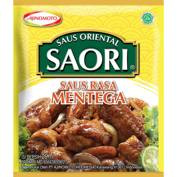 

saori saus rasa mentega 26ml