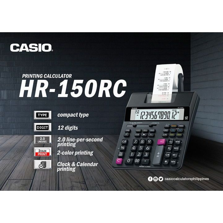

Kalkulator Casio Printing HR-150RC