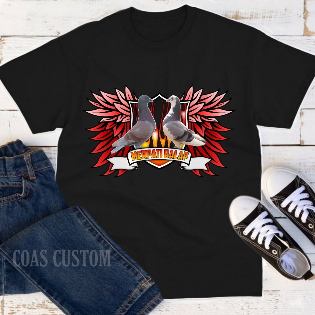 BAJU KAOS ANAK BURUNG MERPATI BALAP