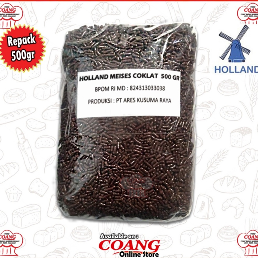 

HOLLAND MESES COKLAT REPACK 500 GR - COKLAT BULIR COMPOUND