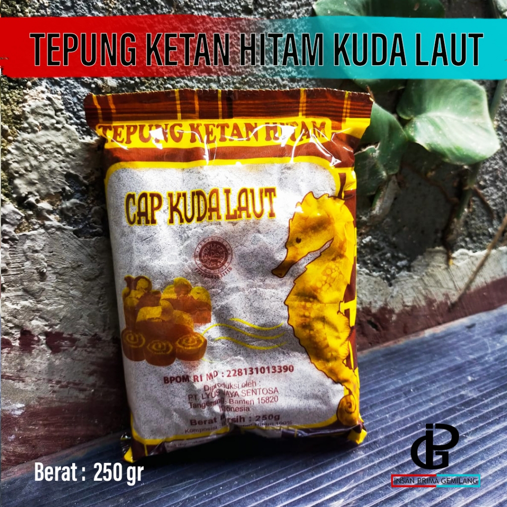 

Tepung Ketan Hitam Kuda Laut 250 gr