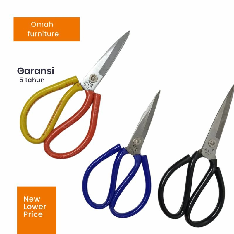 

Gunting Tajam | Gunting Kertas Kardus Lakban Kain Daging Kulit | High Quality | Gunting Serbaguna