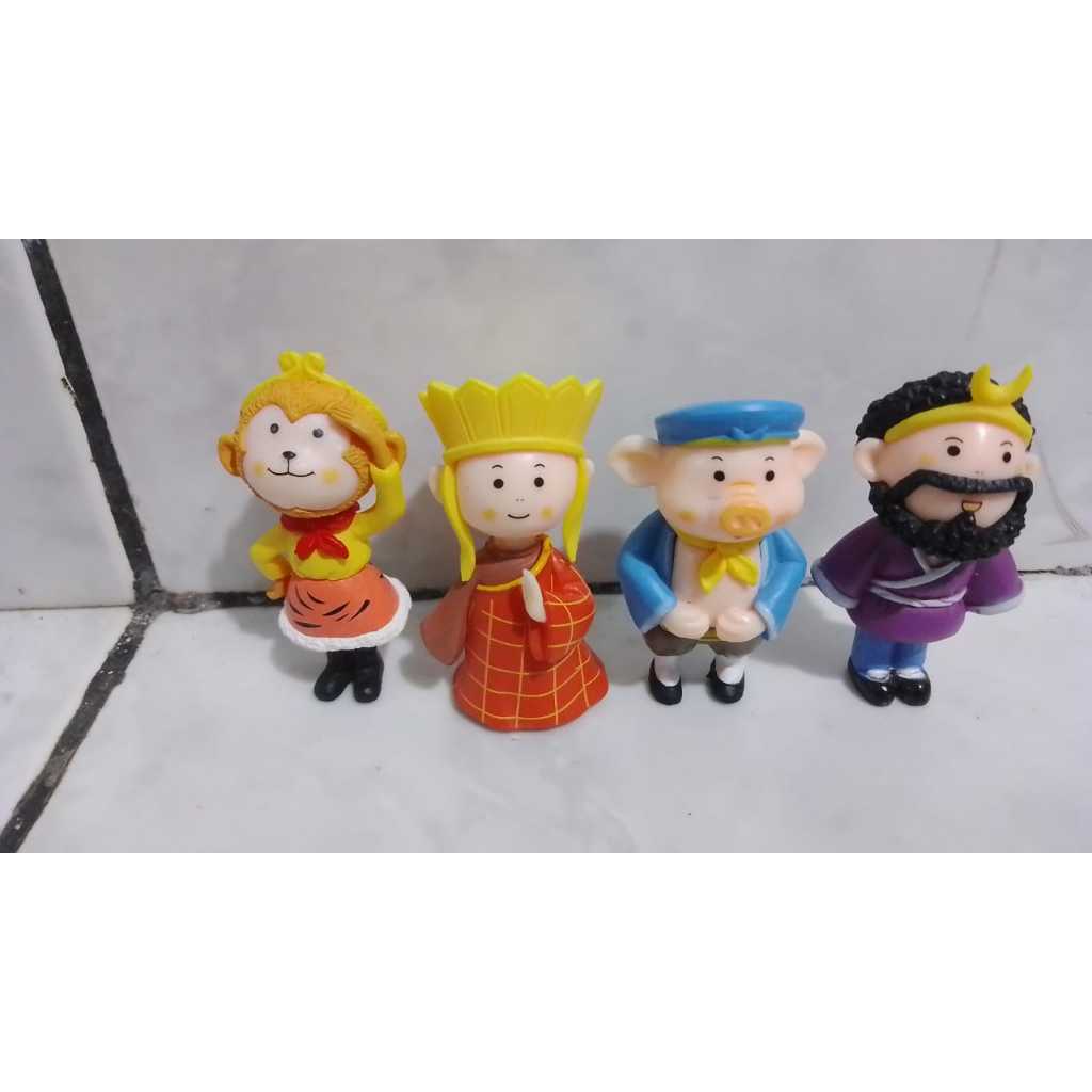 Pajangan action Figure kera sakti journey to the west tong sam Cong cu fat KAI wu cing