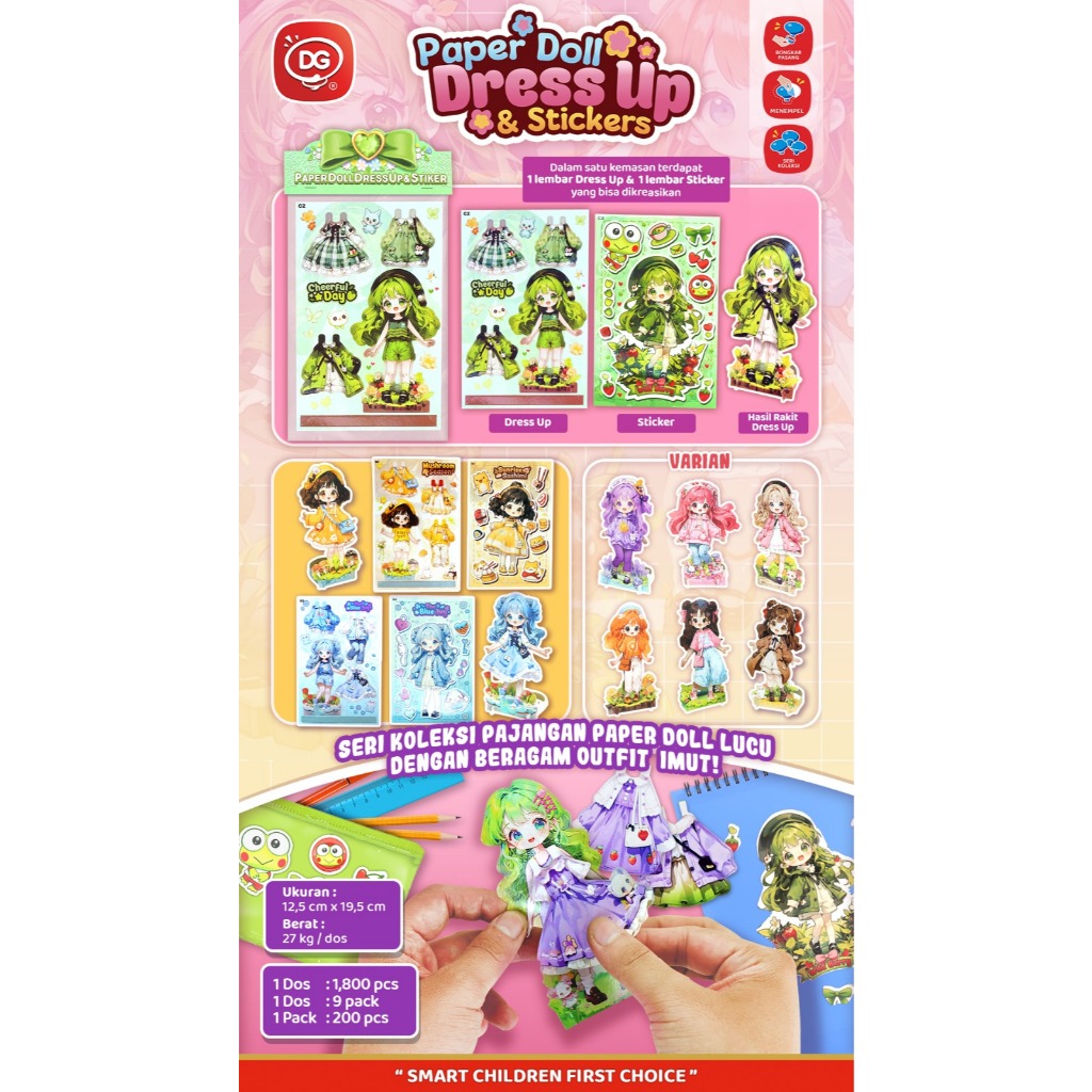 

MAINAN PAPER DILL DRESS UP & STICKERS