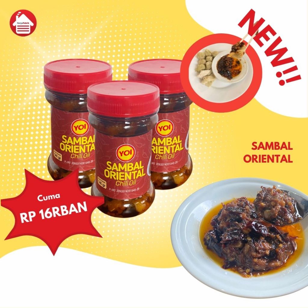 

YOI Sambal Oriental/Chili Oil 140 gram