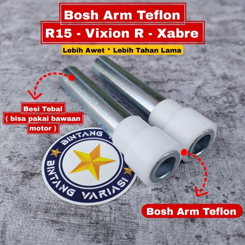 Bosh Arm R15 V3 V2 Old Vva Vixion R Xabre Xsr 155 MT15 Bahan Teflon Pnp Swing Arm Original