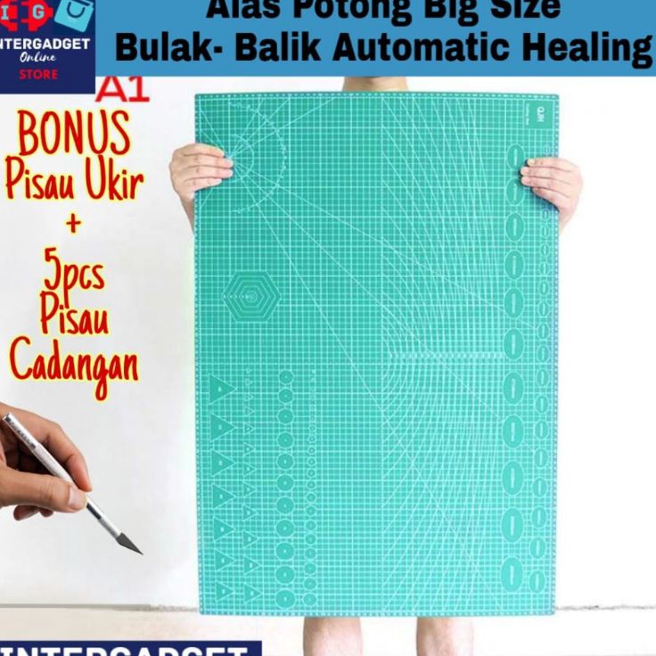 

Cutting Mat Ukuran Besar Pisau Ukir Alas Potong A1 A2 A3 Bulak Balik Serba a