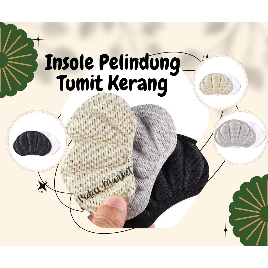 Insole Pelindung Tumit Kaki / Ganjalan Tumit Kaki / Ganjalan Tumit Empuk