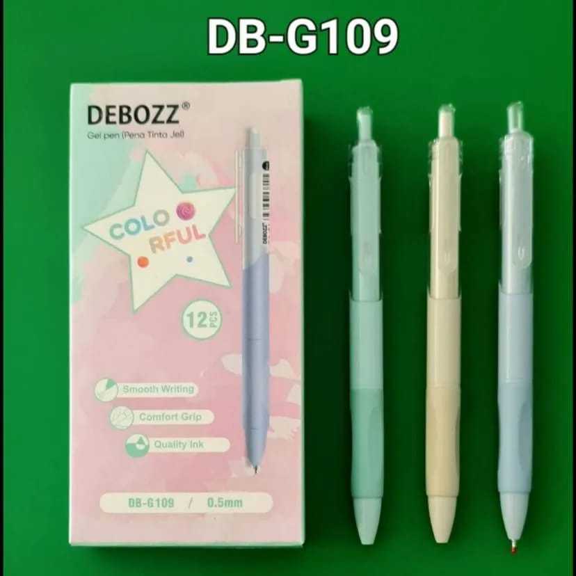 

Debozz Gel Pen / Bal pen / Pulpen Cetrek DB - G109 Color Full 0.5mm Per 1 Pcs
