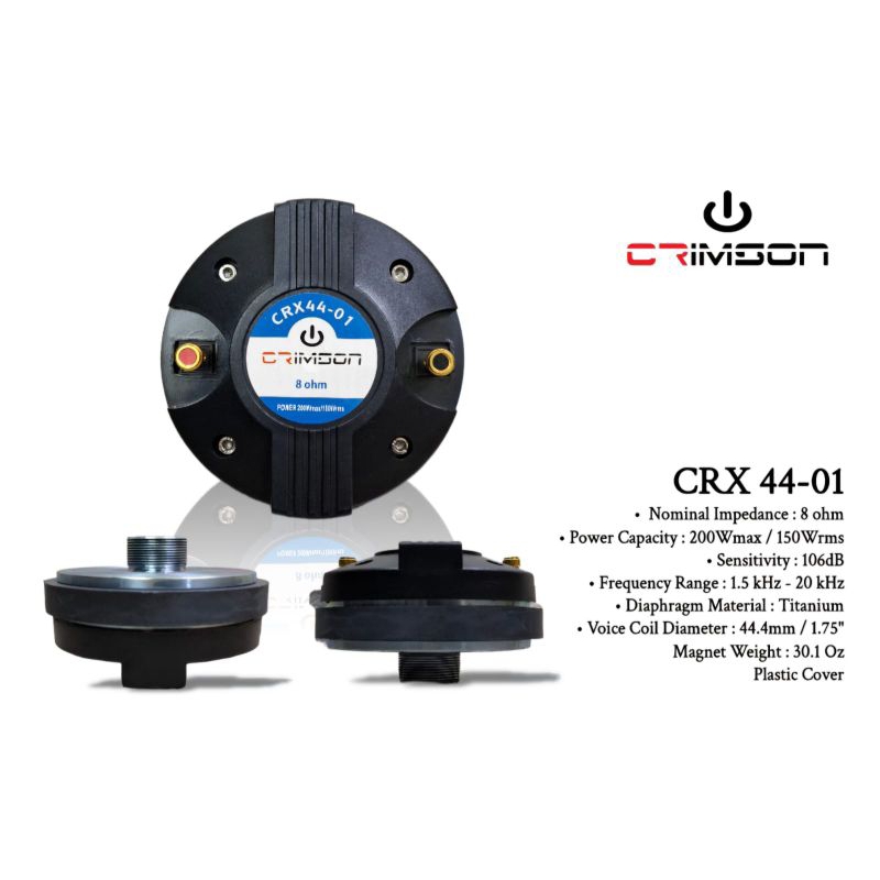 DRIVER CRIMSON CRX 44-01 SYSTEM DRAT ORIGINAL CRX 4410