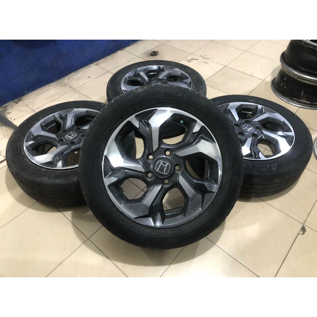 VELG BEKAS/COPOTAN STD OEM BRV R16 + BONUS BAN DUNLOP 195 60 R16