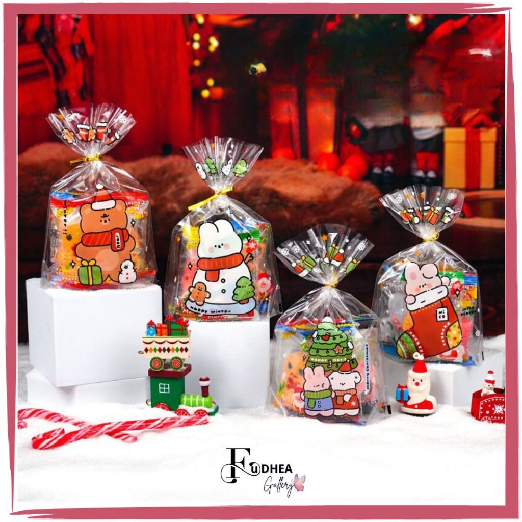

FDG Plastik Snack Ulang Tahun motif Lucu isi 50 Pcs Lengkap dengan Kawat/ Plastik souvenir/ Goodiebag ulang tahun Anak PP30