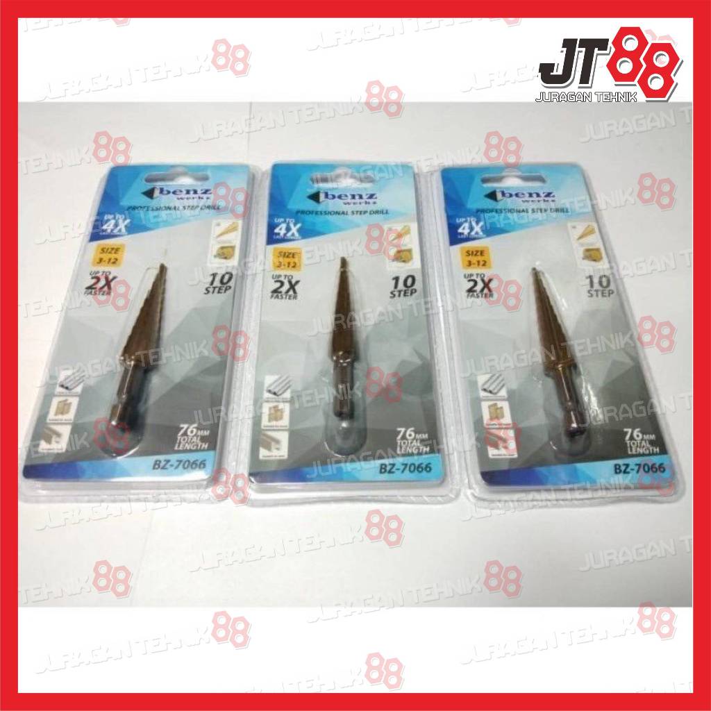 BENZ Mata Bor Pagoda - Multi Step Drill Bit