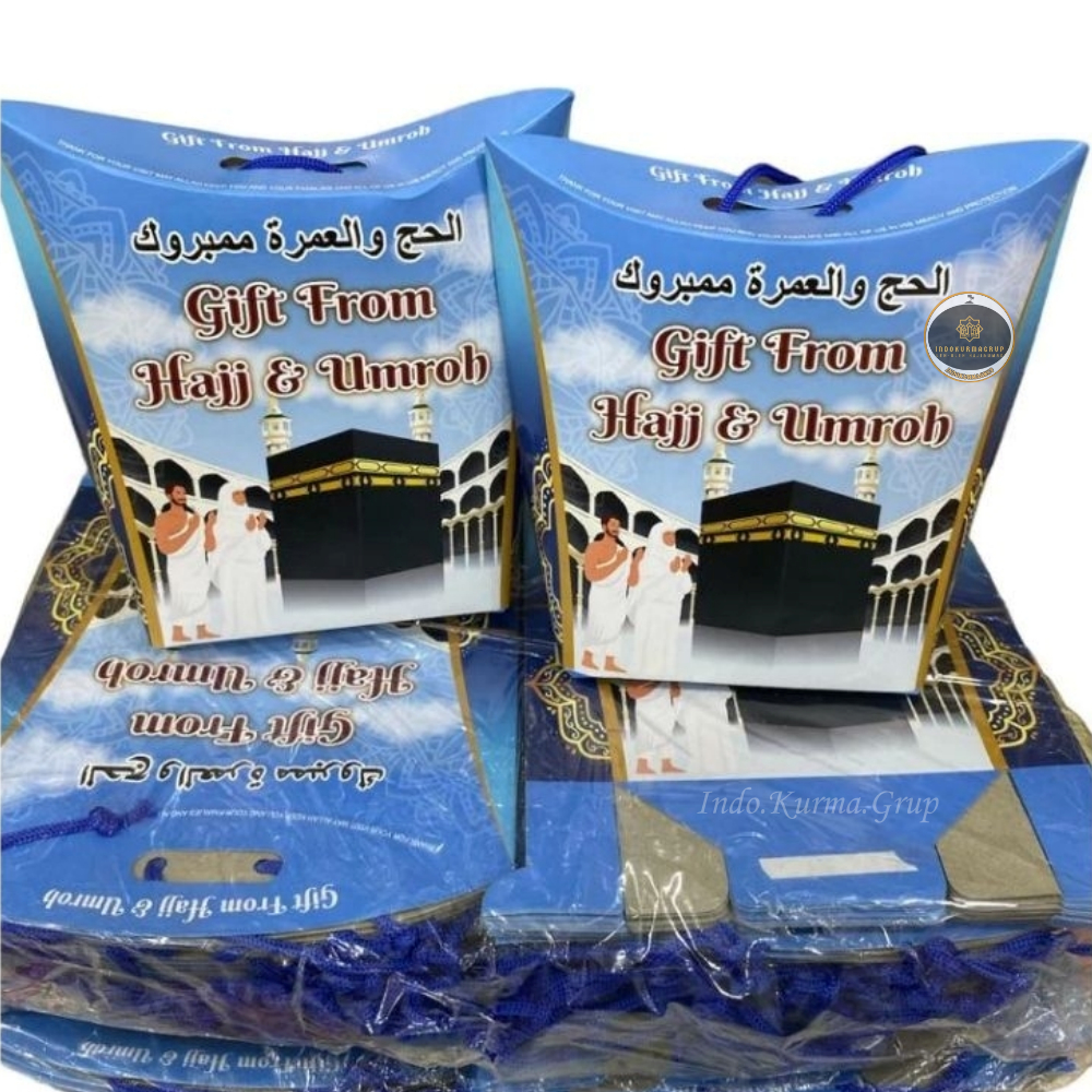 

Paper Bag UMROH&HAJI [50PCS] Dus Gift From Haji&Umroh/Dus Paket Oleh-Oleh/ Dus Hampers