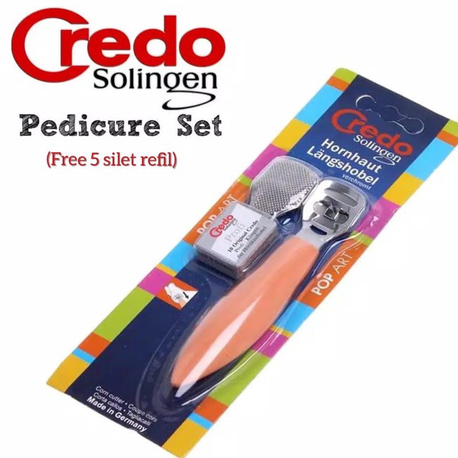

Big Sale CREDO Solingen Alat Gagang Silet Kaki Corn Cutter Pedicure Set