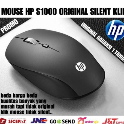 Terdepan HP S1 mouse wireless gaming silent click original 24G plus 16DPI Wireless Mouse gaming HP s