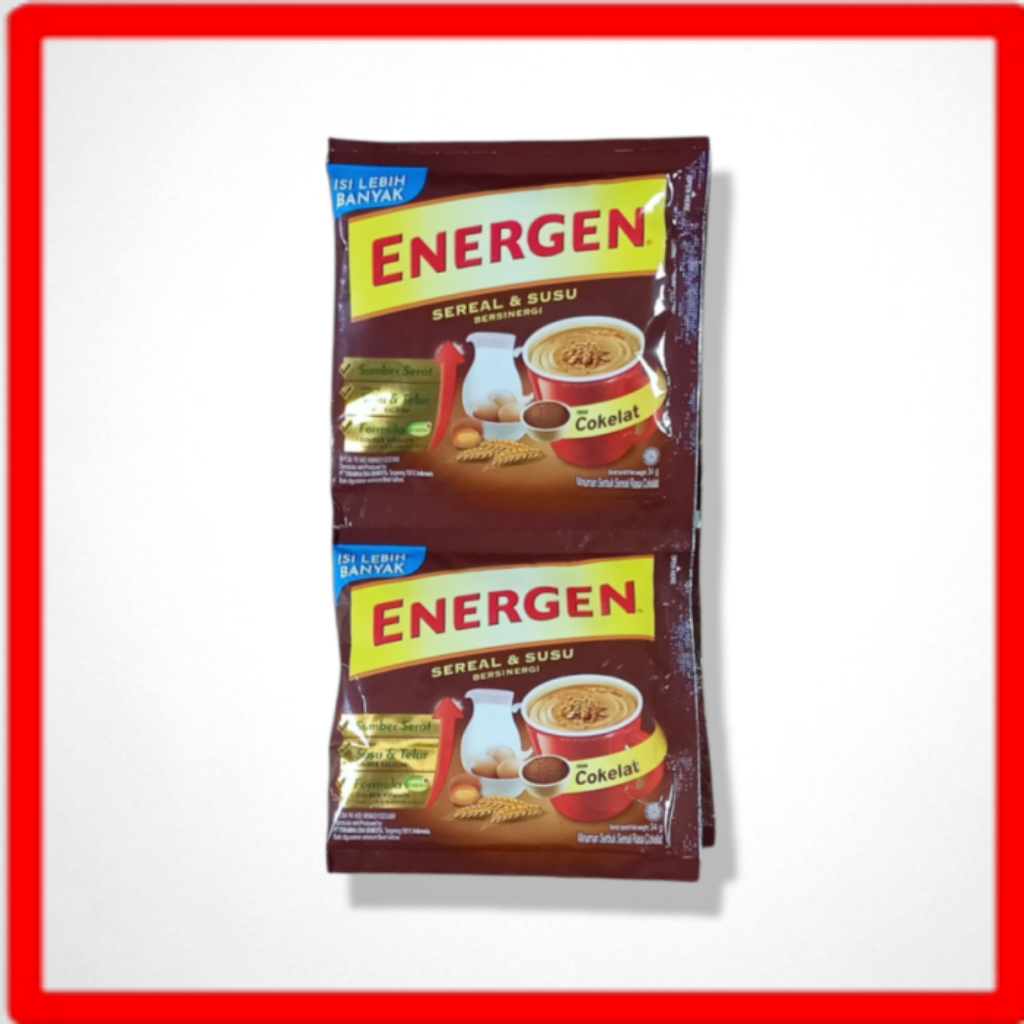 

ENERGEN COKLAT 10 RENCENG/PCS MINUMAN SEREAL BERGIZI