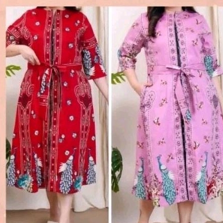 dress batik jumbo imlek/dress imlek/batik imlek/baju imlek/baju sincia