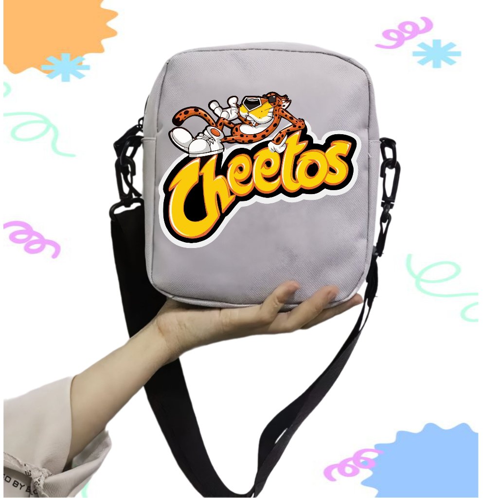 Tas Ngaji Anak Selempang Laki-laki Perempuan Motif Cheetos