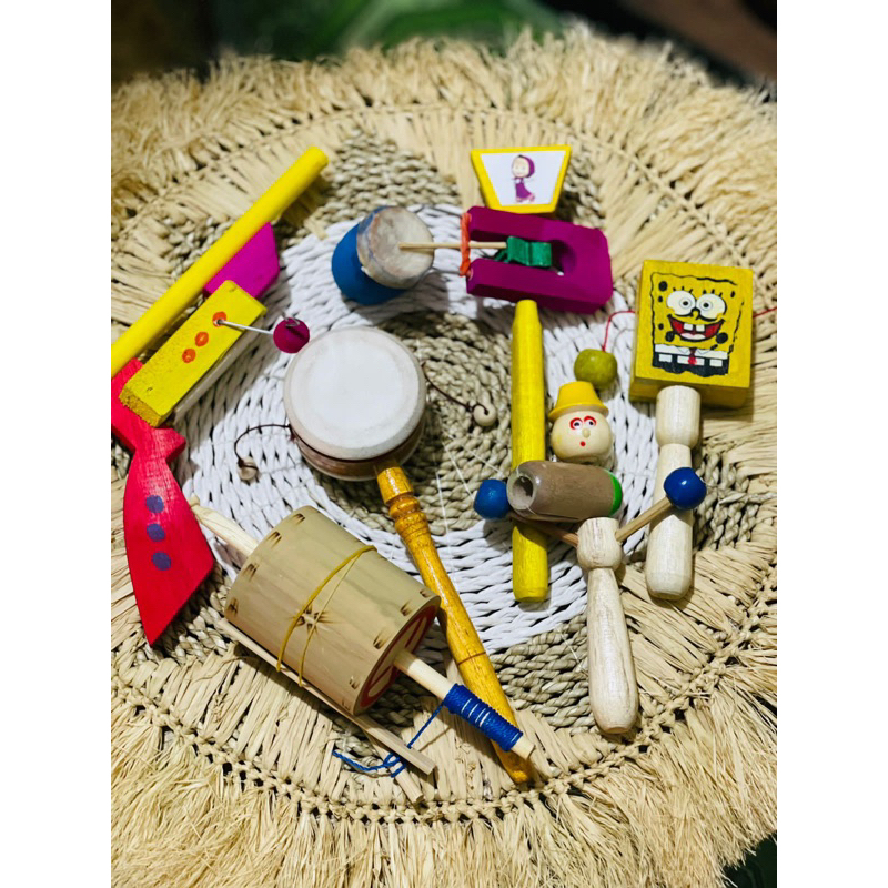 Gasing kayu ,mainan Tradisional Anak 90an termurah, gangsing kayu jadul