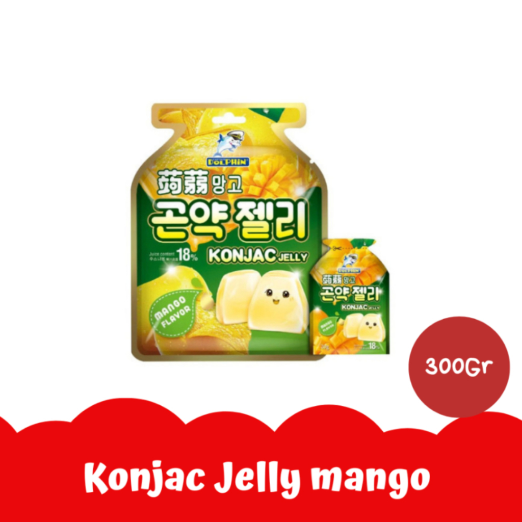 

Permen Jeli Konjac Rasa Mangga / Mango Konjac Jelly (20g x 15 pcs)