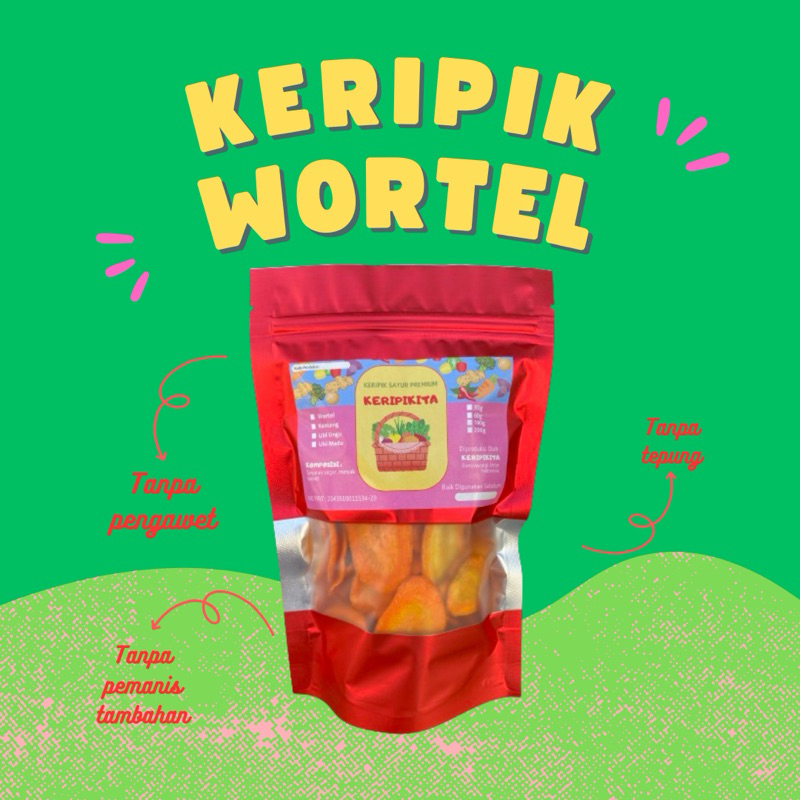 

KERIPIK WORTEL 100gr CAMILAN SEHAT MAKANAN RINGAN